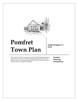 Pomfret Town Plan