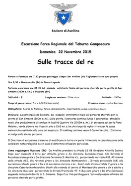 Sulle Tracce Del Re