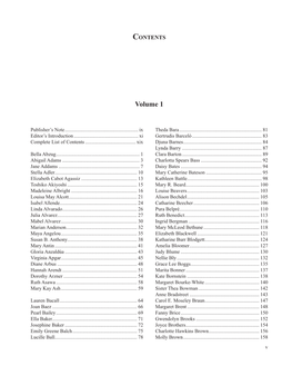 Table of Contents