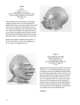 European Helmets, 1450-1650