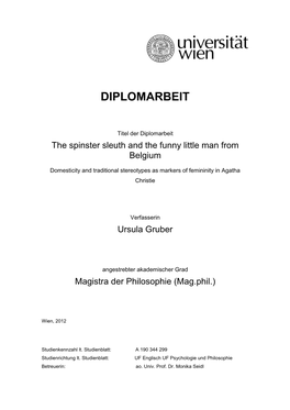 Diplomarbeit