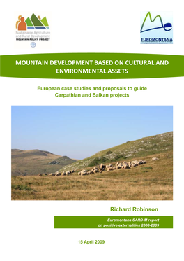 Mountain Development Based on Cultural and Environmental Assets