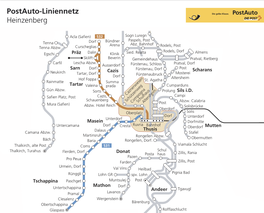 Postauto-Liniennetz Heinzenberg