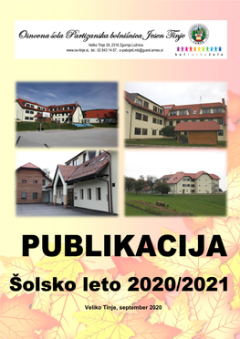 PUBLIKACIJA 2020–2021 OŠ Partizanska Bolnišnica Jesen Tinje