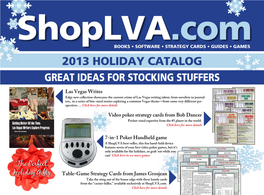 2013 Holiday Catalog Great Ideas for Stocking Stuffers