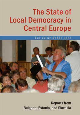 The State of Local Democracy in Central Europe