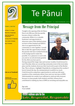 Message from the Principal