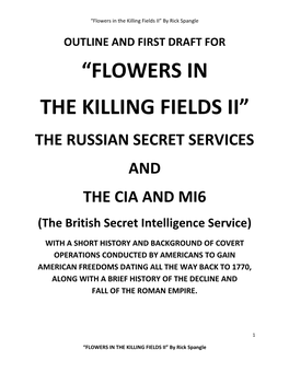 “Flowers in the Killing Fields II” by Rick Spangle