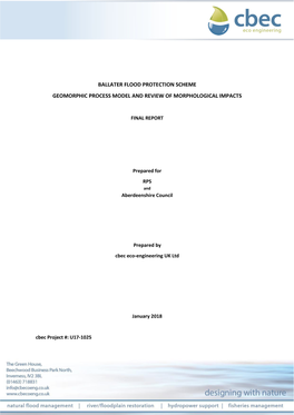 Ballater GPM Final Report 15.01.18