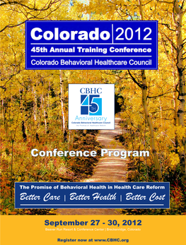 CBHC 2012 Conference Program 7-24-12.Cdr