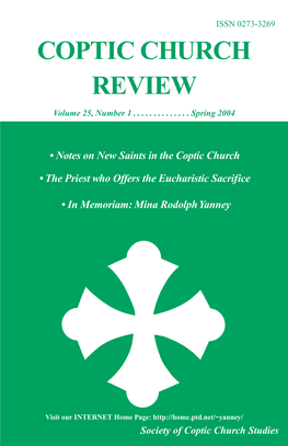 Coptic Church Review