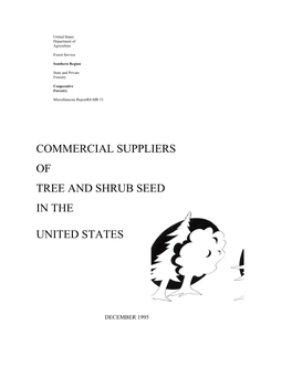 Commercial Suppliers of Tree and Shrub in the United States