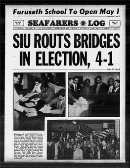 Seafarers Log M\ • Official Organ of the Seafarers International Union • Atlantic and Gulf District • Afl •