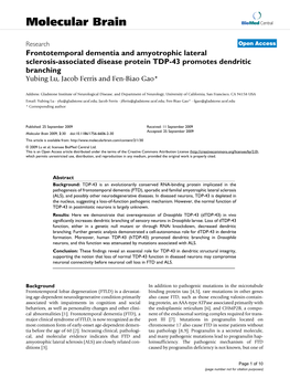 Viewed and Published Immediately Upon Acceptance Cited in Pubmed and Archived on Pubmed Central Yours — You Keep the Copyright