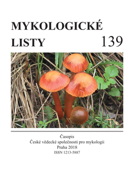 Mykologické Listy 139