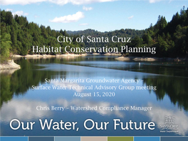 City of Santa Cruz Habitat Conservation Planning