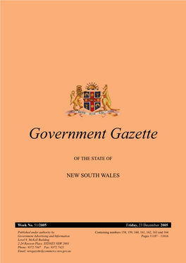 Government Gazette