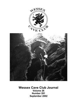 Wessex Cave Club Journal Number