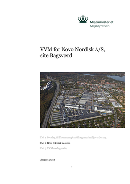 VVM for Novo Nordisk A/S, Site Bagsværd