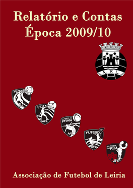 Relatório E Contas 2009/10 – Secretaria