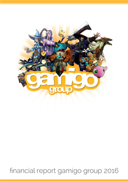 Financial Report Gamigo Group 2016