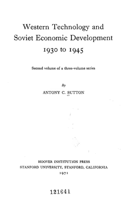 Soviet Economic Development