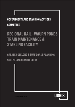 Waurn Ponds Train Maintenance & Stabling