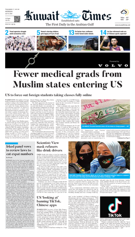 Fewer Medical Grads from Muslim States Entering US