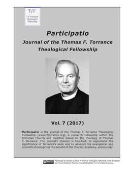 Participatio Journal of the Thomas F