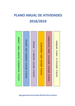 Plano Anual De Atividades 2018/2019