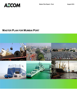 MASTER PLAN for MUMBAI PORT Master Plan for Mumbai Port