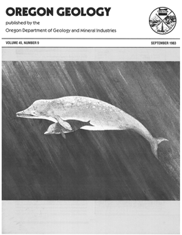 Whales) in the Oregon Western Cascades 95 NACSN Produces New North American Stratigraphic Code