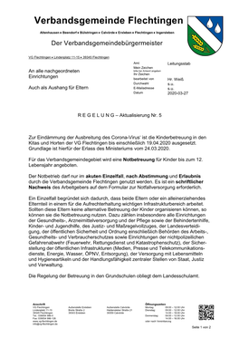 Verbandsgemeinde Flechtingen