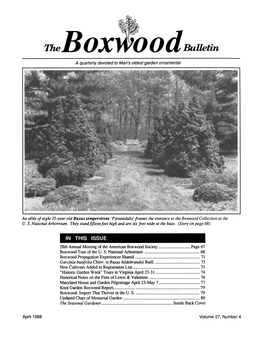 Theb Oxwood Bulletin