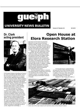 Open House at Elora Research Station