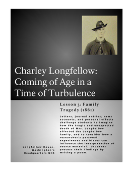 Charley Longfellow: Coming of Age in a Turbulent World