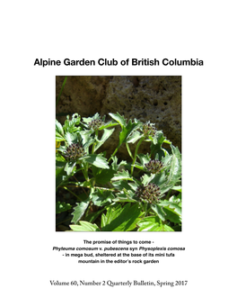 Alpine Garden Club of British Columbia