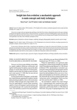 Insight Into Fern Evolution: a Mechanistic Approach to Main Concepts and Study Techniques