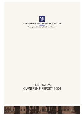 The State's Ownership Report 2004