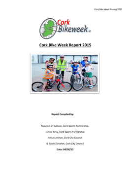 Cork Bike Week Report 2015