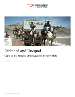 Excluded and Unequal Copts on the Margins of the Egyptian Security State