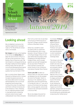 YMS Newsletter Autumn 2019.Indd