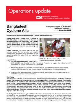 Bangladesh: Cyclone Aila