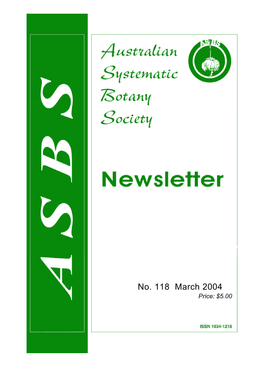 No. 118 March 2004 Price: $5.00