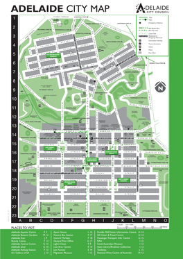 Adelaide City Map 166016 07 07