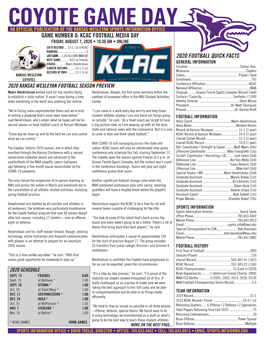 2020 KCAC Media Day Packet