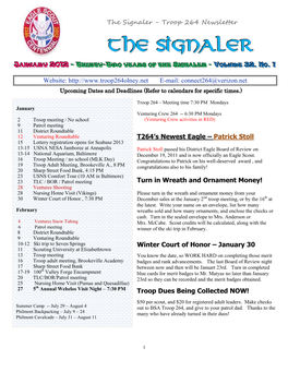 The Signaler - Troop 264 Newsletter