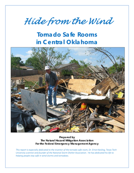 Hide from the Wind: Tornado Safe Rooms in Central Oklahoma