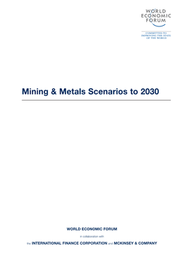 Mining & Metals Scenarios to 2030