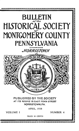 Historical 50Ciety Montgomery County Pennsylvania Jvoj^Nistown